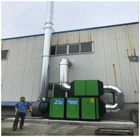 油漆廠有機廢氣治理工程